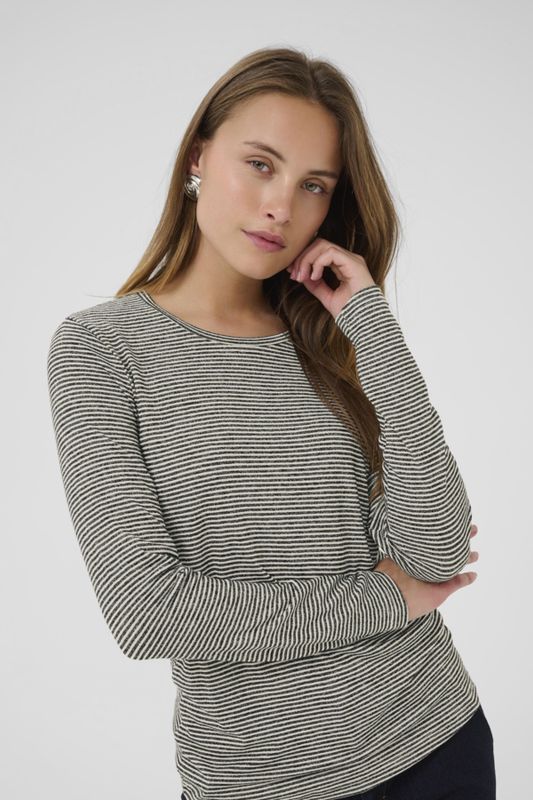 Culture DK Top Longsleeve / 50111031 Black/Whitecap Stripe Culture DK Top Longsleeve / 50111031 Black/Whitecap Stripe