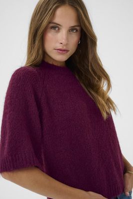 Kaffe Pullover Cropped  /  10508162 Windsor Wine
