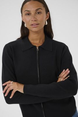 Kaffe Cardigan Polo Viscosemx /10510526 Black Deep