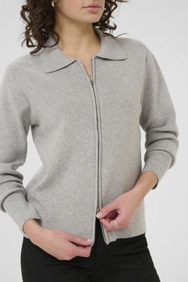 Kaffe Cardigan Polo Viscosemix / 10510526 Grey Melange