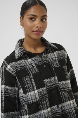 Kaffe Blousejacket Cropped Check/ 10510886 Black White Check