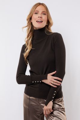 C&amp;S Pullover Coll / 25WGC03 Dark Chocolate