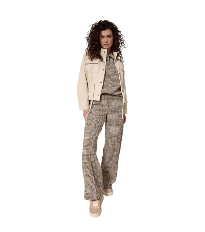 Tramontana Pants Wide Leg Tweed / C58-18-101 Multi Colour