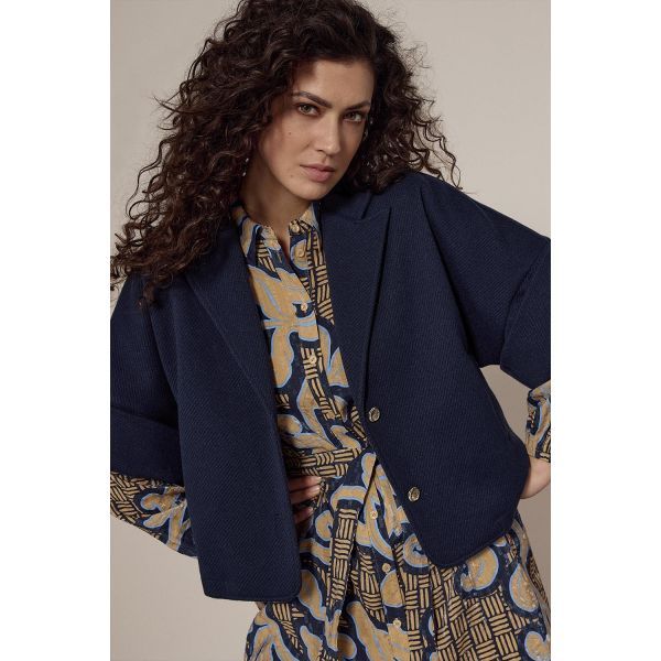 Tramontana Jacket Short Sleeve / Q01-18-801 Midnight