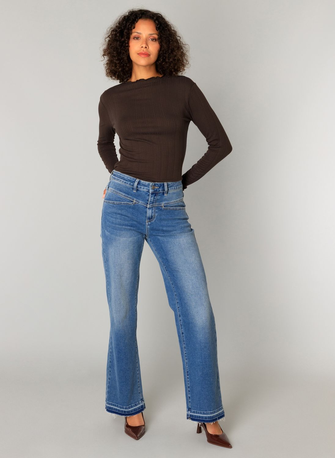 Yest Jeans Cristina / 0005787 Vintage Wash Denim
