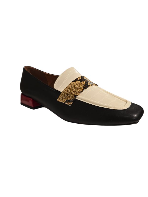 Gioseppo Loafer Laque Snake / 76048 Black
