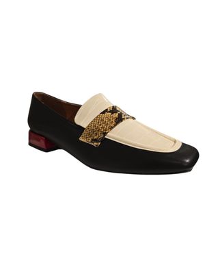 Gioseppo Loafer Laque Snake / 76048 Black
