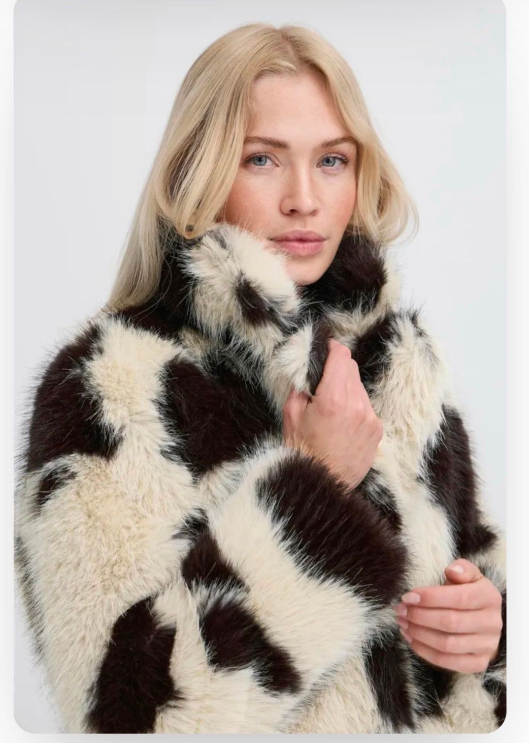 B.Young Jacket Faux Fur /  20818192 BIRK COW FAKE FUR