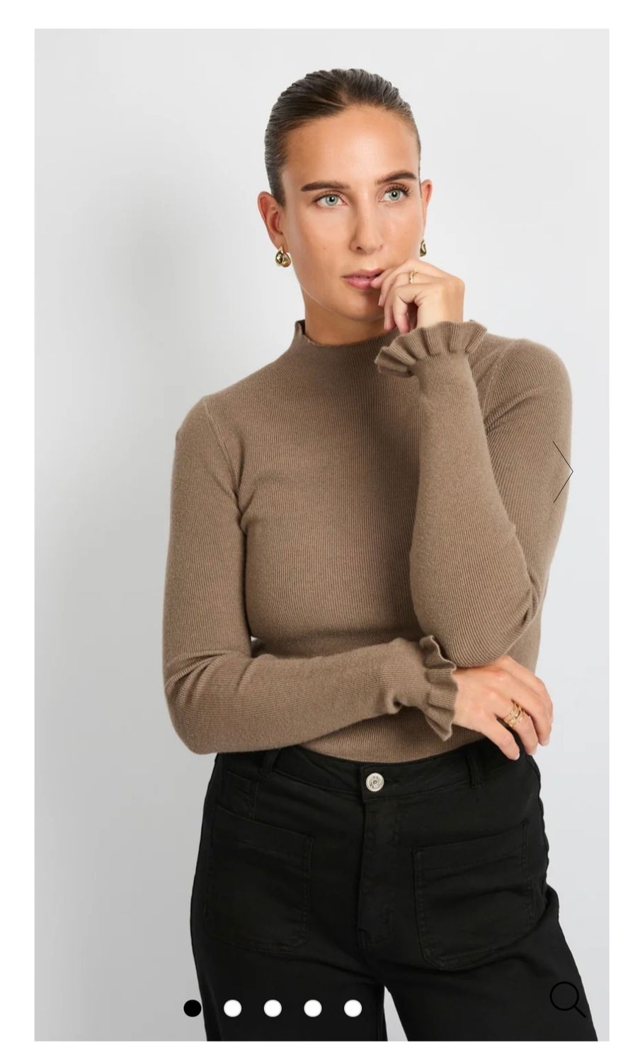 C&amp;S Pullover Astrid /25WMC03 Bronze
