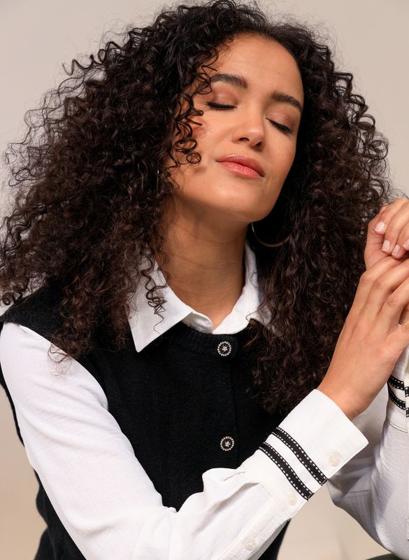 Ivy Beau Cardigan Sleeveless / 4200729 Black