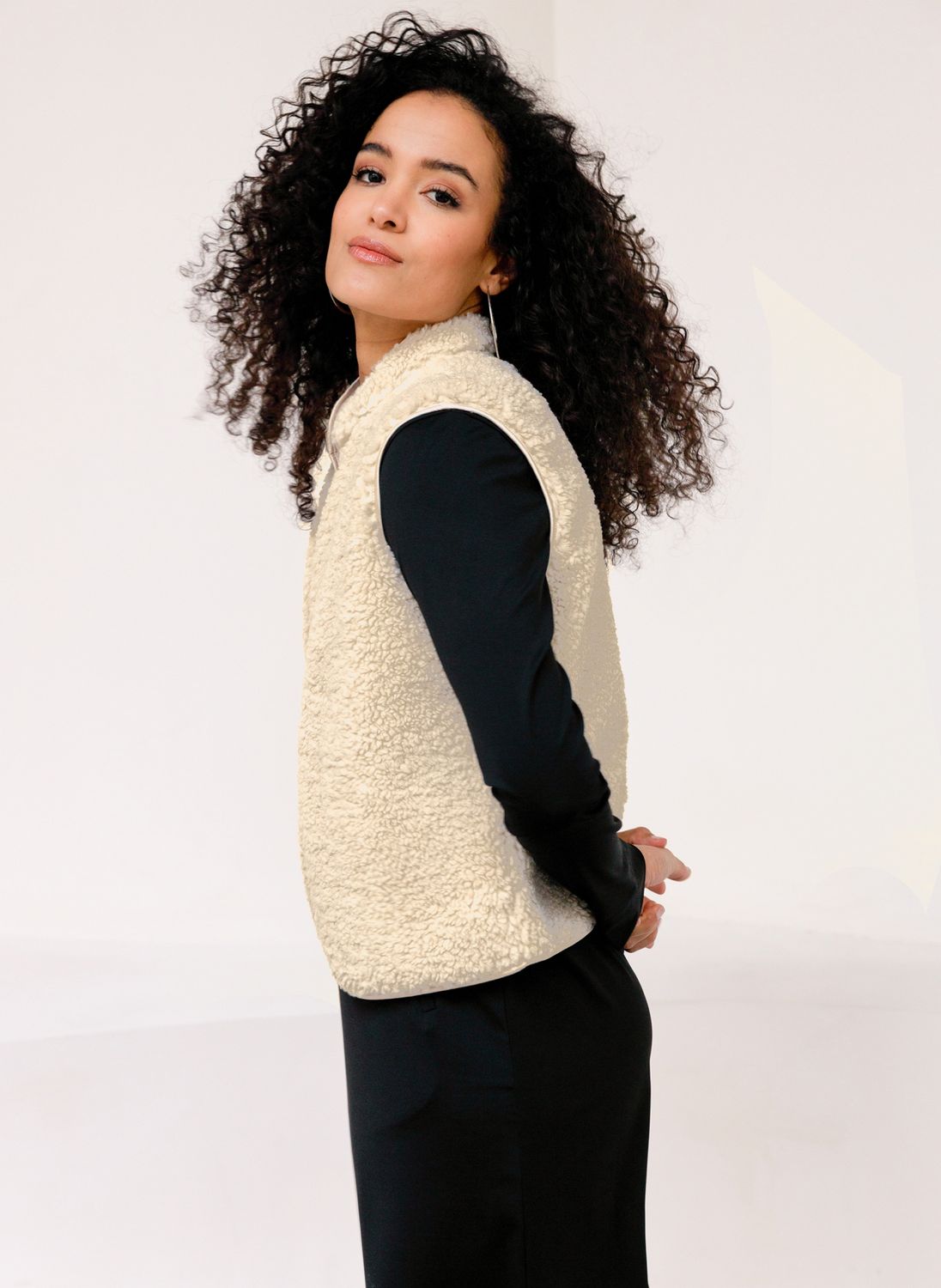 Ivy Beau Gilet Teddy / 4200838 Off White