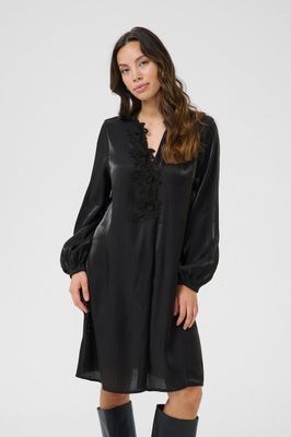 Culture DK Dress Satinviscose/ 50112463 Black