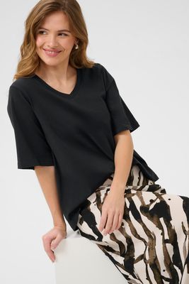 Culture DK Tee Cotton Baggy fit /50112183 Black