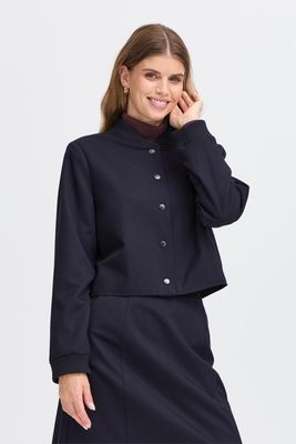 Fransa Jacket Cropped Oversized/ 20617266 Night Sky