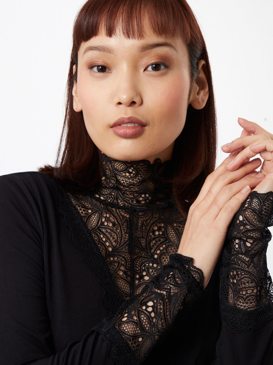 Soya Concept Top Lace Marica / 24941 BLACK