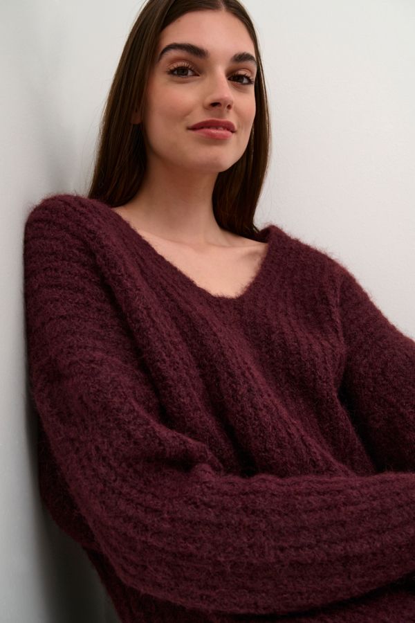 Culture DK Pullover  /50109921 Winetasting Melange
