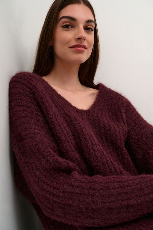 Culture DK Pullover  /50109921 Winetasting Melange