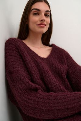 Culture DK Pullover  /50109921 Winetasting Melange