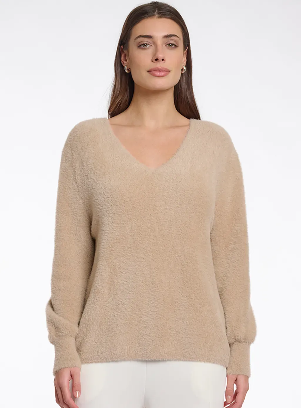 Rino &amp; Pelle Swaeter V-Neck Soft / Verena.5002512 Oat