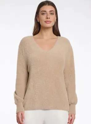 Rino &amp; Pelle Swaeter V-Neck Soft / Verena.5002512 Oat