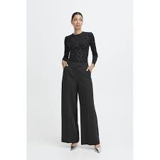 B.Young Pants Wide Viscosemix geen afb/ 20818341 True Black