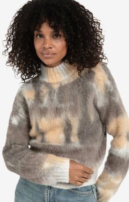 YAYA Pullover Alpacewoolmix / 01-000540-510 DARK TAUPE GREY DESSIN