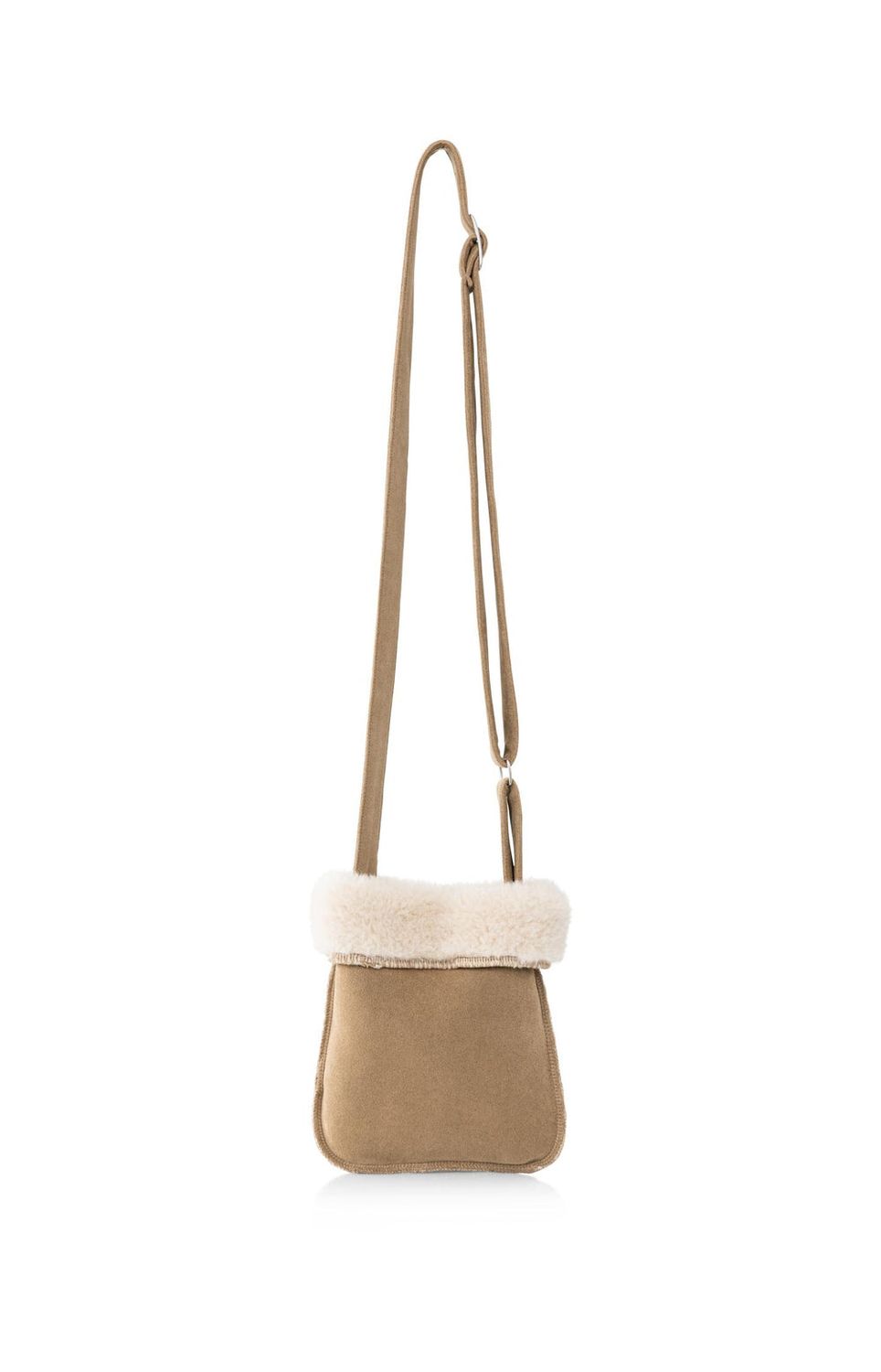 YAYA Bag Suedine Teddy / 03-001104-510 LIGHT CAMEL