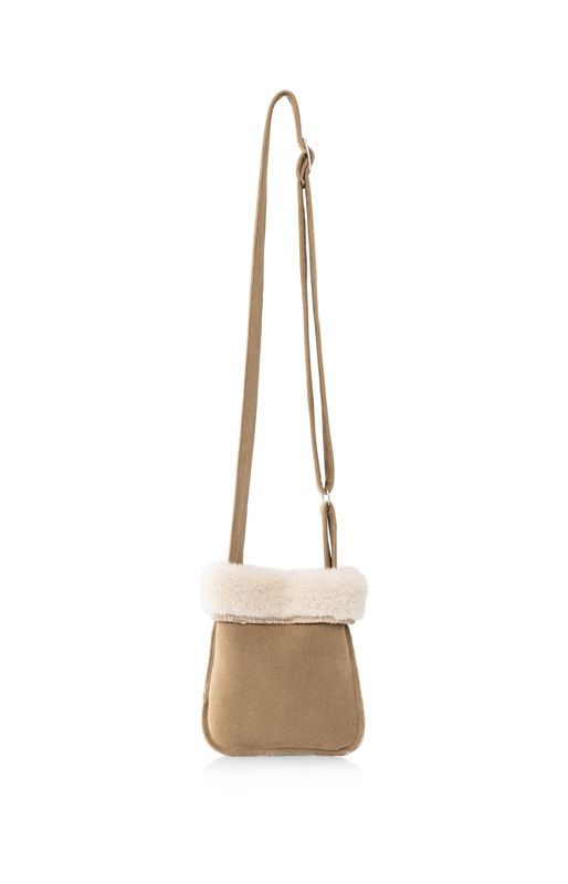 YAYA Bag Suedine Teddy / 03-001104-510 LIGHT CAMEL
