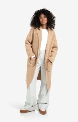 YAYA Cardigan Long Woolmix/ 01-010131-510 LIGHT CAMEL