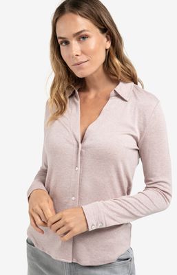 YAYA Blouse Soft Jersey Lyocellmix/ 01-209109-510 SHADOW GRAY PINK MELANGE