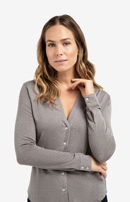 YAYA Blouse Soft Jersey Lyocellmix / 01-209109-510 TAUPE GREY MELANGE