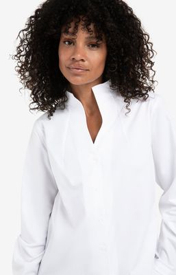 YAYA Blouse V- Neck Lyocellmix/ 01-201181-510 PURE WHITE
