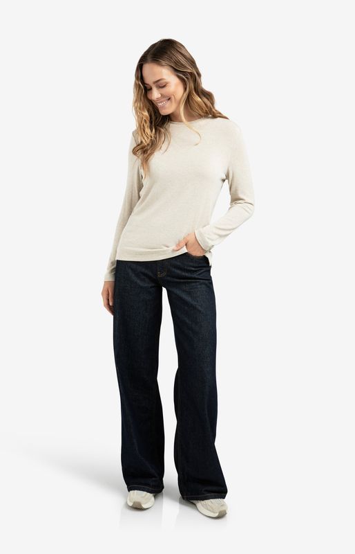 YAYA Jeans Loose Fit Buttons / 01-311114-510 DARK BLUE DENIM