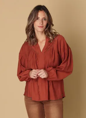 Ivy Beau Blouse / 4200750 Caramel