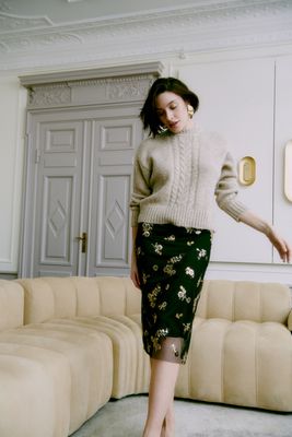 B.Young Skirt Pencil / 20818329 METEORITE AOP