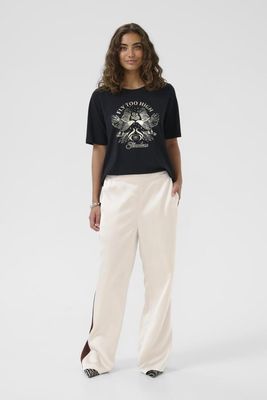 Culture DK Pants Wide Leg Satinlook / 50112488 Fog