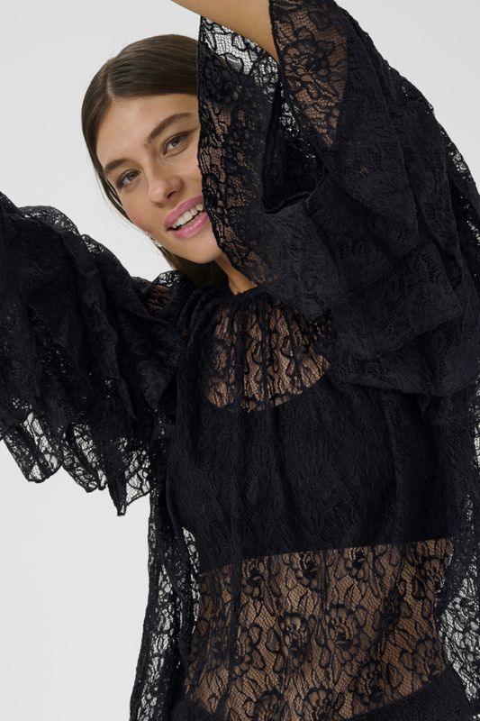 Culture DK Blouse Mesh / 50112497 Black