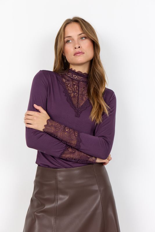 Soya  Concept Top Lace Marica /24941 5120 PLUM PERFECT