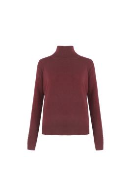 C&amp;S Pullover Knitted / 25WGC03 Amarone Cabernet