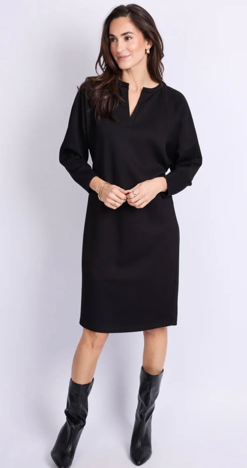C&amp;S Dress Dorothee  Rayonmix / 25WZC05 Black