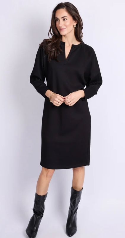 C&amp;S Dress Dorothee  Rayonmix / 25WZC05 Black