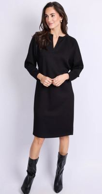 C&amp;S Dress Dorothee  Rayonmix / 25WZC05 Black