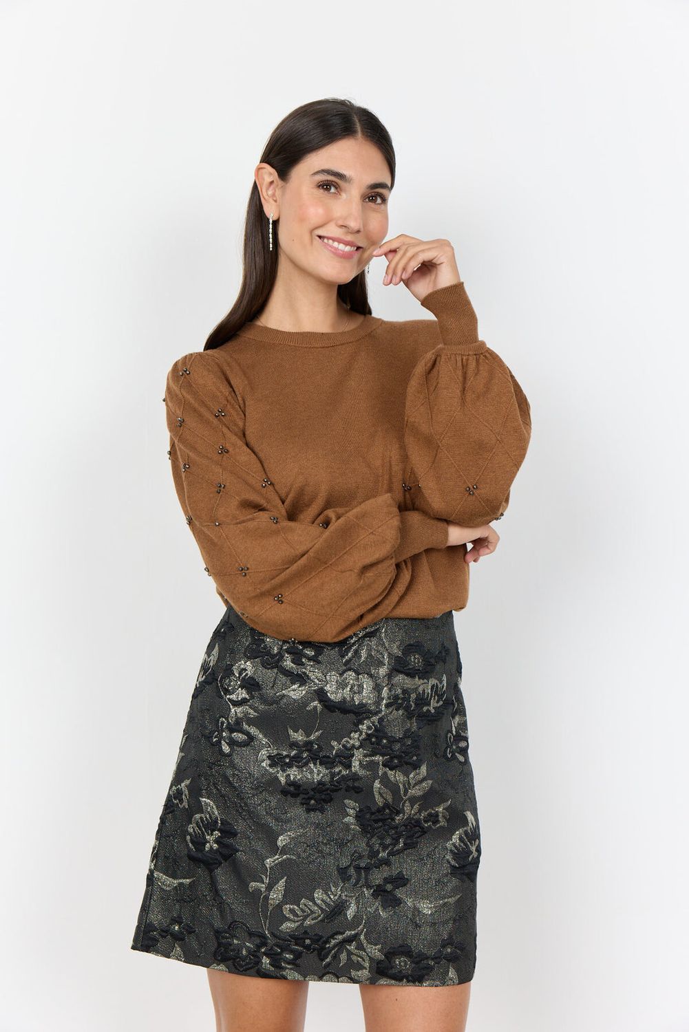 Soya Concept Skirt Metal / 41468 9999C BLACK COMBI