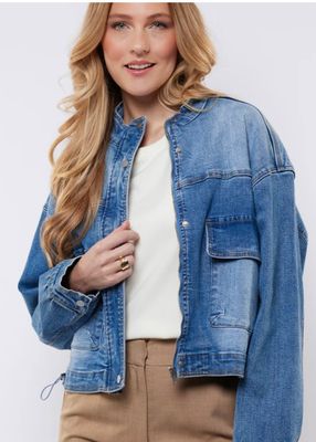 C&amp;S Jacket Joyce/ 25NNC07 Denim