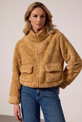 Tramontana Jacket Faux fur/ Q04-18-801 Camel