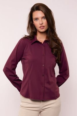 G-Maxx Blouse Travel/ 25NZG14 Mauve Wine