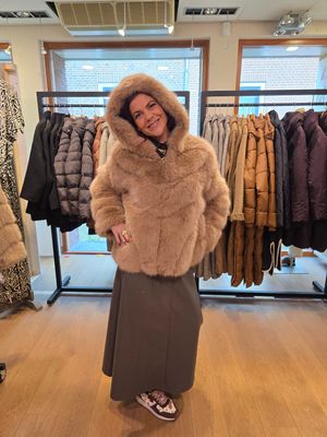 Ambika Jacket Faux Fur / Camel