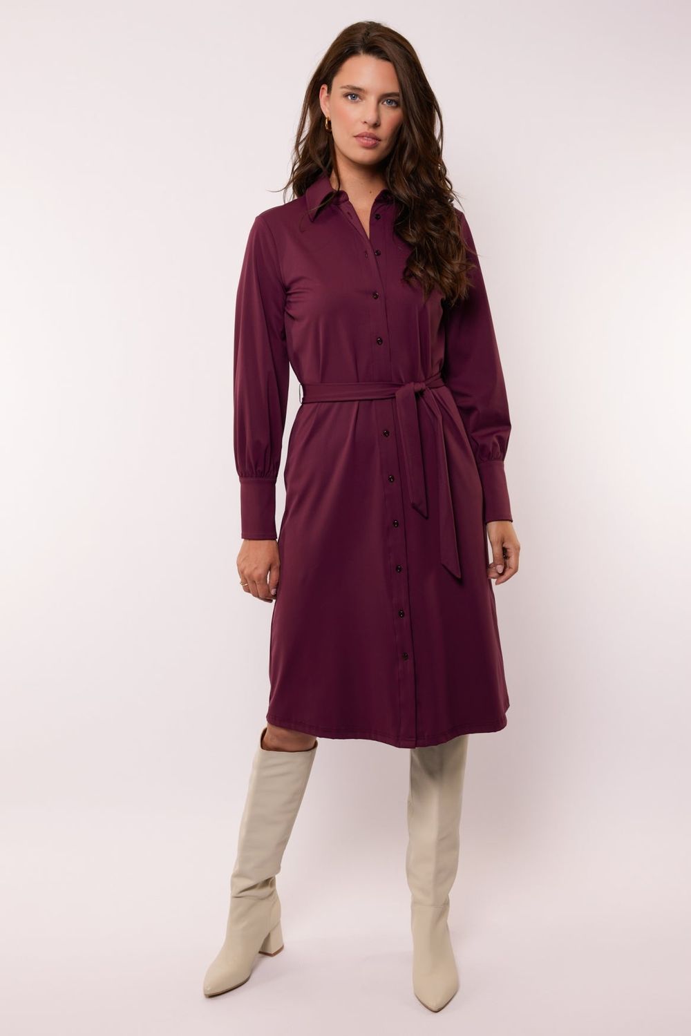 G-Maxx Dress Travel / 25NZG18 Mauve Wine