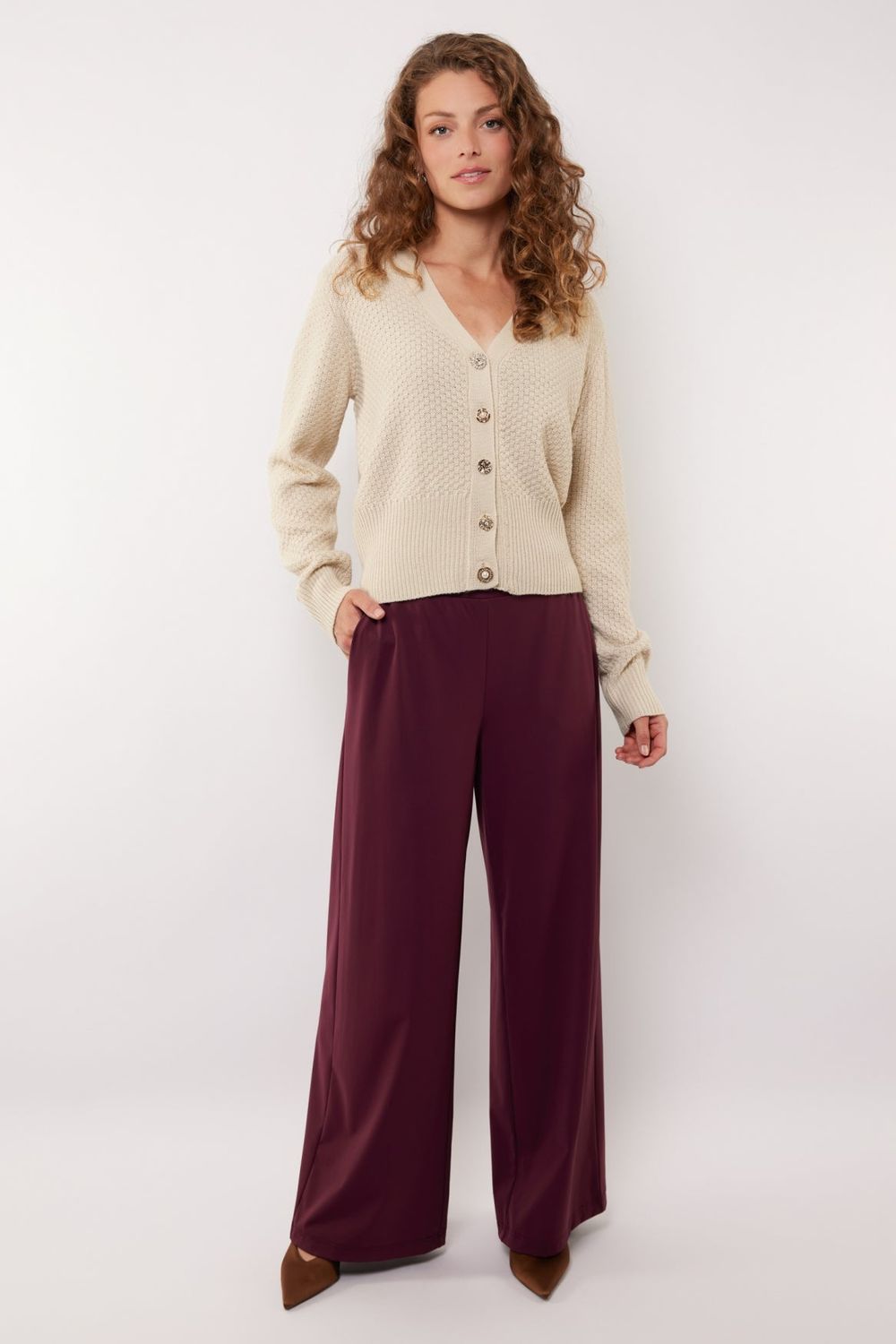 G-MAXX Pants Travel/ 25NZG13 Mauve Wine