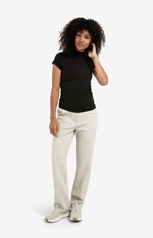 YAYA Pants Straight leg/ 01-301233-511 CLOUD GREY MELANGE